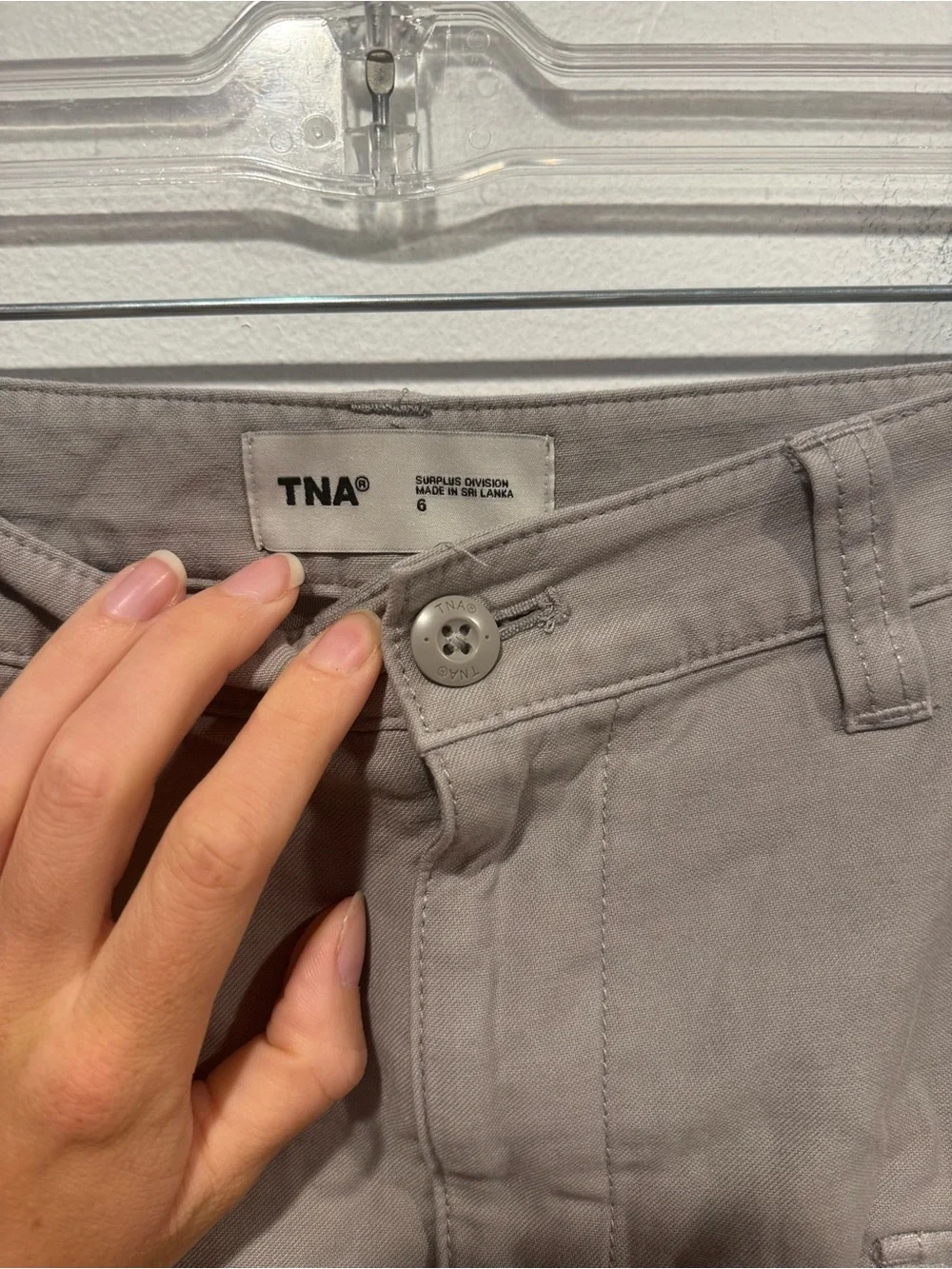TNA Aritzia Supply Micro Cargo Skirt